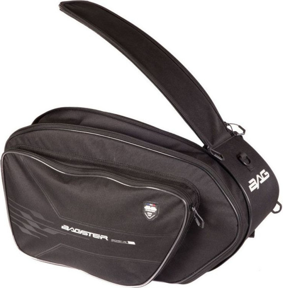 Set Genti Laterale Textil Vector Negru