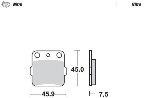 Placute Frana Nitro Atv 091421