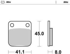 Placute Frana Nitro 090021
