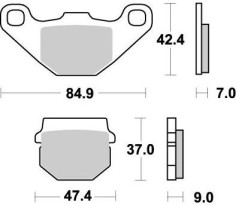 Placute Frana Nitro 090121