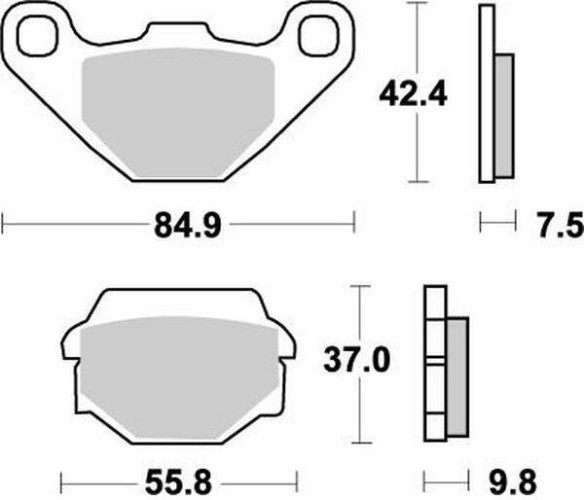 Placute Frana Nitro 091121