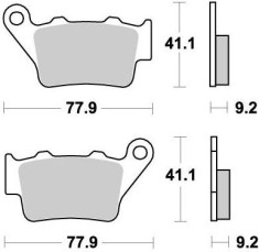 Placute Frana Nitro 093221
