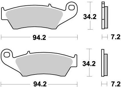 Placute Frana Nitro 093421