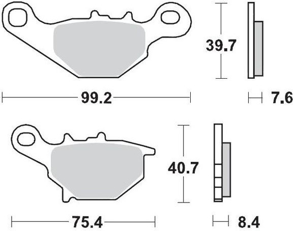 Placute Frana Nitro 093521