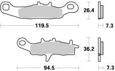 Placute Frana Nitro 093921