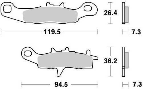 Placute Frana Nitro 093921