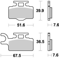 Placute Frana Nitro 094121