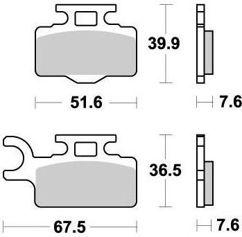 Placute Frana Nitro 094121