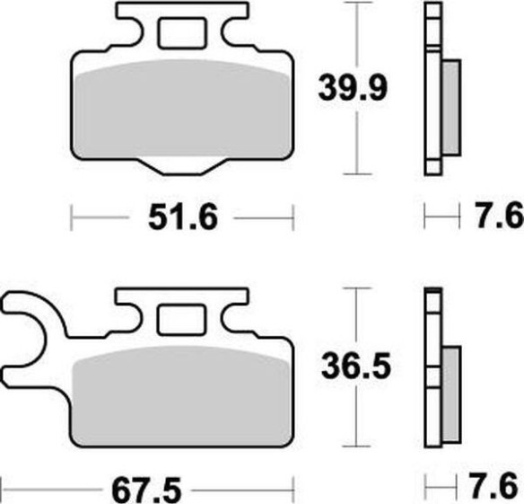 Placute Frana Nitro 094121