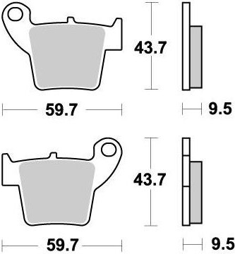 Placute Frana Nitro 094321