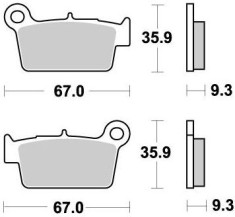 Placute Frana Nitro 094521