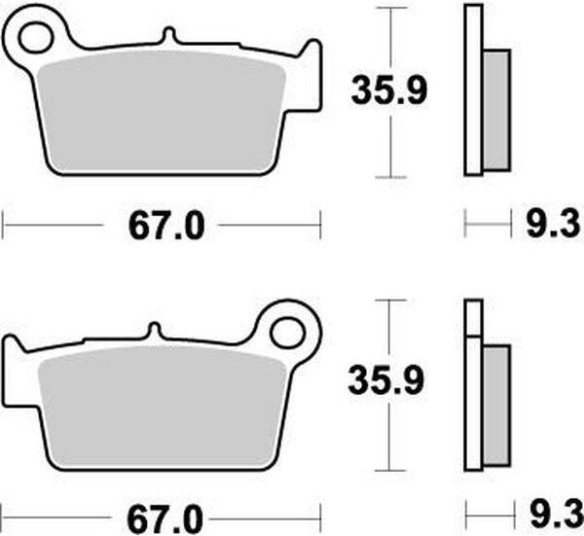 Placute Frana Nitro 094521