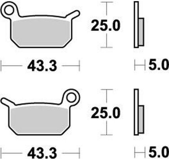 Placute Frana Nitro 094721