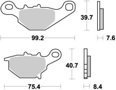 Placute Frana Nitro 094821