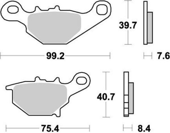 Placute Frana Nitro 094821