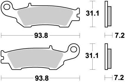 Placute Frana Nitro 094921
