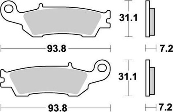 Placute Frana Nitro 094921
