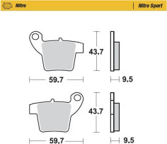 Placute Frana Nitro Sport 099022
