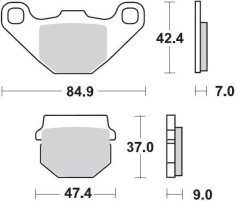 Placute Frana Racing Offroad 090111