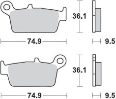 Placute Frana Racing Offroad 091811