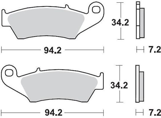Placute Frana Racing Offroad 093411