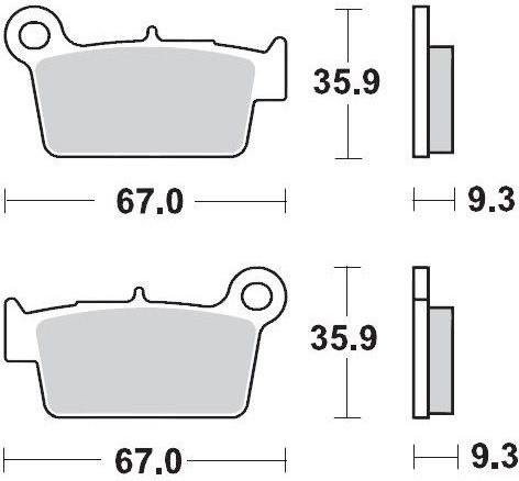 Placute Frana Racing Offroad 094511
