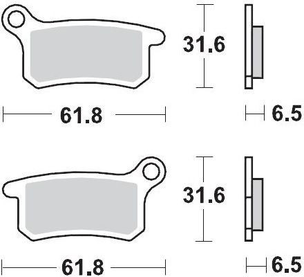 Placute Frana Racing Offroad 094611