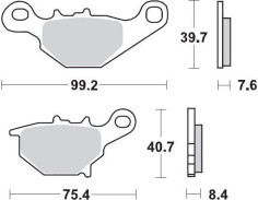Placute Frana Racing Offroad 094811