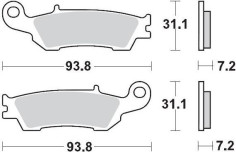 Placute Frana Racing Offroad 094911