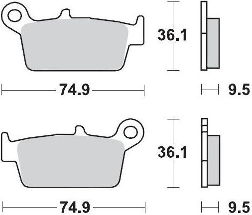 Placute Frana Racing Gp Sinderpro Offroad 091812