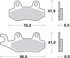 Placute Frana Racing Gp Sinderpro Offroad 091912