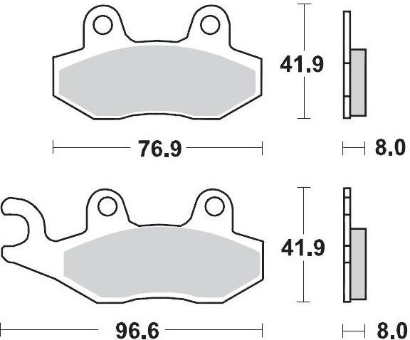Placute Frana Racing Gp Sinderpro Offroad 091912
