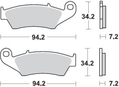 Placute Frana Racing Gp Sinderpro Offroad 093412