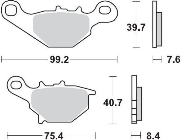 Placute Frana Offroad Sinter Pro Racing Gp - 093512