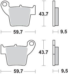 Placute Frana Racing Gp Sinderpro Offroad 094312