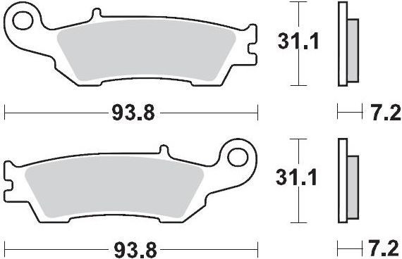 Placute Frana Racing Gp Sinderpro Offroad 094912