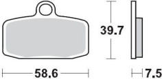 Placute Frana Racing Gp Sinderpro Offroad 097412