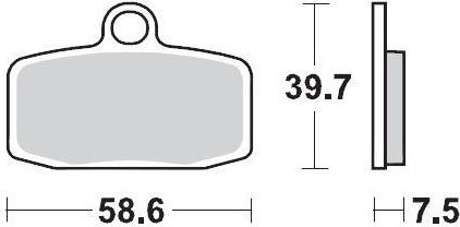 Placute Frana Racing Gp Sinderpro Offroad 097412