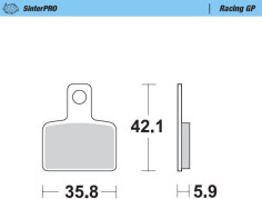 Placute Frana Racing Gp Sinderpro Offroad 099412