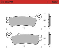 Placute Frana Supermoto 099811