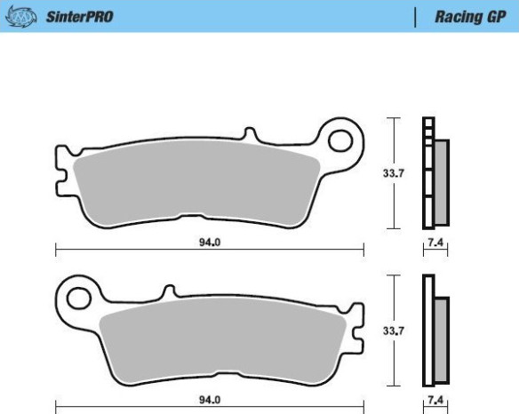Placute Frana Supermoto 099812