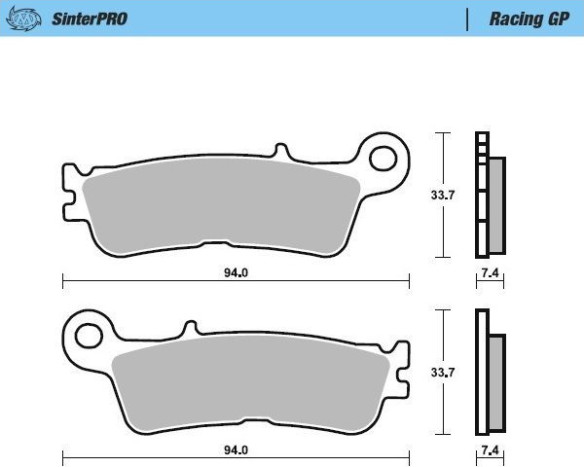 Placute Frana Supermoto 099821