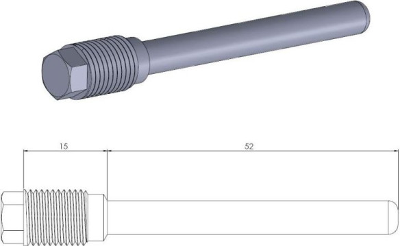 Pin (Cui de schimb ) Placute Frana - 213020