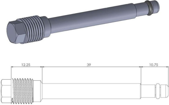 Pin (Cui de schimb ) Placute Frana - 213023