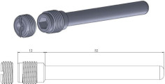 Pin (Cui de schimb ) Placute Frana - 213032