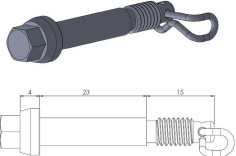 Pin (Cui de schimb ) Placute Frana - 213046