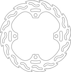 Disc Frana Honda Cr 125/250 110383
