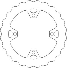 Disc Frana Gas/Husa/Hqv/Ktm Ec 250 Fc/Fe/Tc/Te 250/300/350 Exc/300 110439