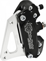 Kit Etrier Frana 4 pistoane + Adaptor Supermoto Racing Negru - 210021