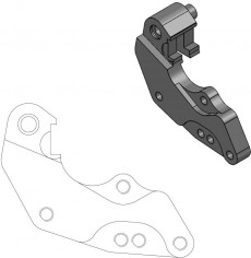 Adaptor Relocare Etrier Frana Dakar 298mm - 211056